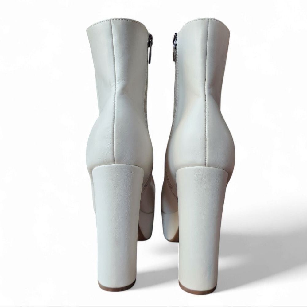 Marc fisher Lolita Boots Cream 10 - Picture 13 of 14